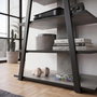 Hanah Home Soporte para TV Lyno - Gris retro, Negro